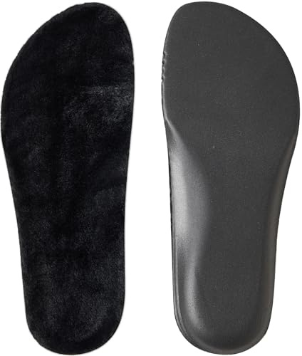 ISQFIQ Plantillas esponjosas para zuecos de jardín, plantillas anchas y cálidas, inserciones térmicas para zapatos de cocodrilo, botas de agua, plantilla de repuesto de invierno para mujeres y