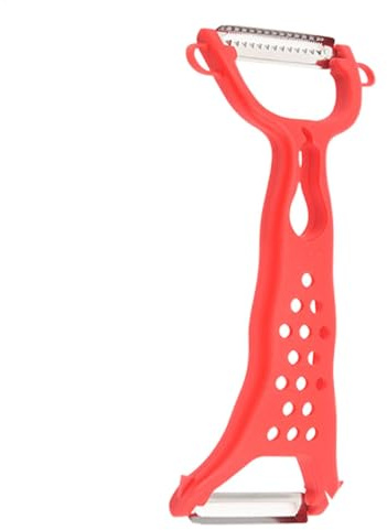 Éplucheur de légumes en acier inoxydable durable, design à double tête, cuisine polyvalente pour fruits, pommes de terre, tomates, carottes, préparation des repas sans effort