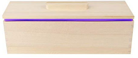 KIMISS Molde de de Silicona Rectangular de 1200 Ml con Tapa - Herramienta Versátil de Bricolaje para Hornear Pasteles, Hacer Hielo y Golosinas de Chocolate