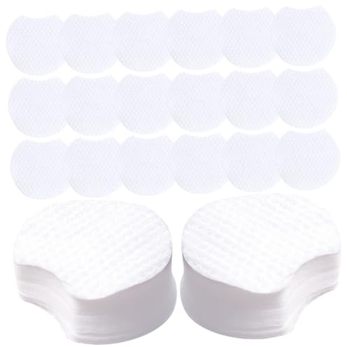 COLLBATH 1200 pezzi Dischetti Struccanti Semi-rotondi Spessi in Morbidi e Delicati per Pulizia e Rimozione Quotidiana per Sensibile e Viaggi