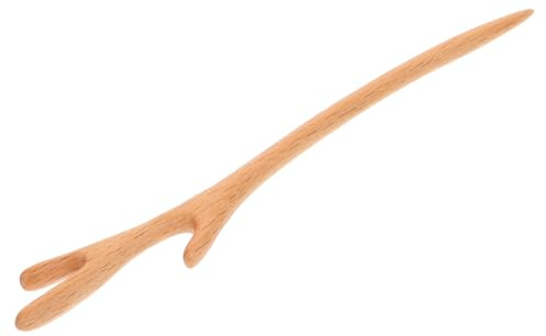 Homoyoyo Palillo de Pelo de Asta Vintage 1 Unidad Tamaño Único Sujeción Segura para Mujer y Niña Decoración Tradicional China para Peinados y Fiestas