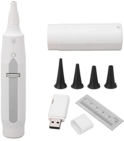 Ohrenreiniger-Kamera, Otoskop, WiFi, kabellos, hohe Auflösung 1280 x 720, Anti-Shake-Touch-Steuerung, Einstellbarer Fokus, niedrige Temperatur, LED-Licht zur Entfernung von