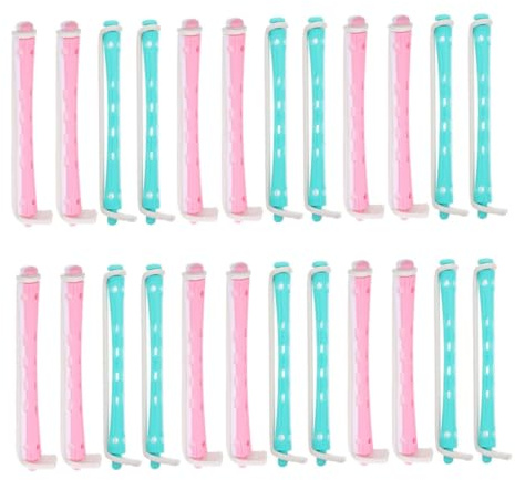 Alipis 24pièces Bigoudis Polyvalents et Ajustables pour Cheveux Courts Résistant pour Permanentes et Boucles Outils de Coiffage pour Maison