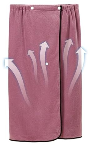 Bata De Toalla Envolvente Para Mujeres,Tela de Secado Rápido 135x79 cm | Toalla Falda de Ducha que se Usa como Bata | Centro Hotel Playa Yoga Gimnasio Camping Mujeres Niñas Adolescentes Adultos