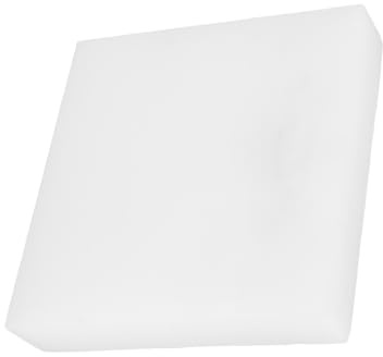 Veemoon Vibrationsdämpfende Silikon Gummimatte Weiß 100X100X20Mm für Waschmaschinen und Haushaltsgeräte mit Stoßdämpfendem Polster