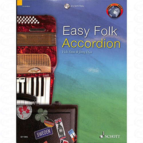 Easy Folk Accordion - arrangiert für Akkordeon - mit CD [Noten/Sheetmusic]