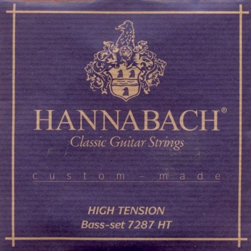 Hannabach 7287 Custom Made - Bass-Satz Konzertgitarre, high Tension