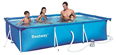 Bestway Frame pool stålram handfatSplash Junior med filterpump NL 300x201x66cm