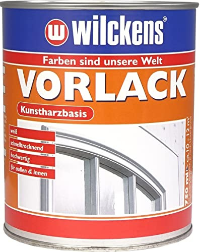 Wilckens 0,75l Vorlack weiß Vorstreichfarbe Kunstharzbasis Grundierung Lack
