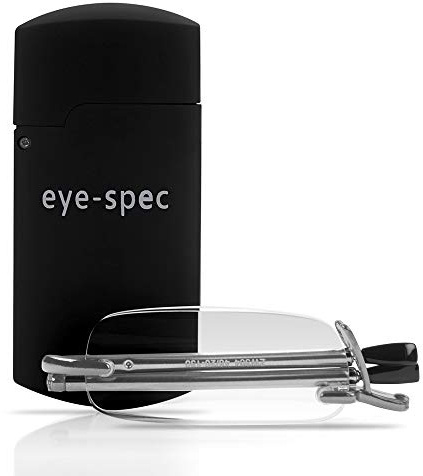 eye-spec Faltbare Lesebrille mit Mini-Etui für Herren und Damen | Klappbares Taschenformat Design in 7 Farben und verfügbar in 9 Sehstärken
