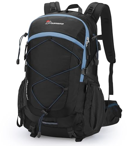 MOUNTAINTOP 40L Hiking Backpack Water Resistant Trekking Rucksack Unisex