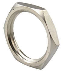 Sechskant-Gegenmuttern Zöllige Gewinde Messing-/vernickelt,Edelstahl,Verzinkt Fittings (Rp 2, Temperguss verzinkt)