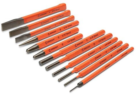 Crescent 12 Piece Set, Punch & Chisel - CPCCHS12