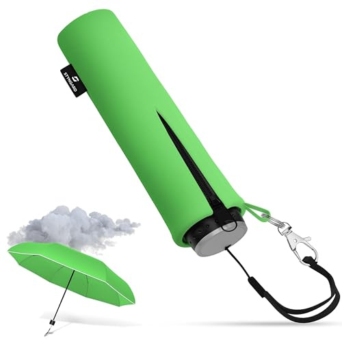 STYNGARD Regenschirm Kinder mit Sicherheitsreflektoren und Reflektorband - Kinder Regenschirm Mädchen & Junge - Kinderschirm - Schirm für Schulranzen Modell STOCKHOLM