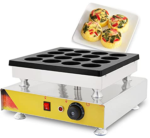 Omelette Maker, Non-stick Chambers, Frying Pan Egg Cooker Healthy Omelettes Scrambled & Fried Eggs, 5900W, Omelettes, Chicken, Desserts, Cook Fluffy Omelettes in Minutes, Easy-Clean
