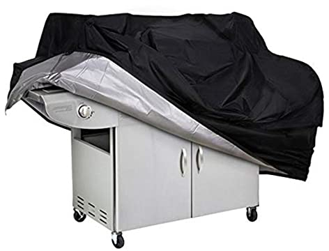 Gartenmöbel Abdeckung wasserdichte Grillabdeckung Grillabdeckung Anti-Staub Regen Holzkohle Elektrogrill Gartengrill Schutz Outdoor 4 Größen Schwarz SCHWARZ (Size : 170 x 61 x 117ccm)