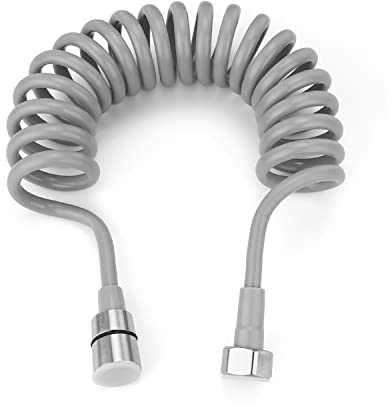 DEANKEJI 3 Metri PE Flessibile Doccia Telescopico, Grado Flessibile Doccia a Molla, Interfaccia Tubo a Spirale - Tubo lungo per Spruzzatore, WC, Bidet, Lavabo, Rubinetto
