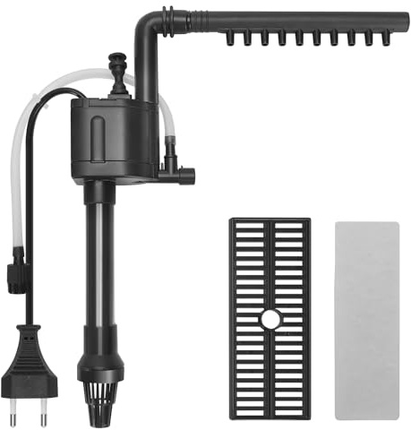 Nobleza - Pompa per Acquario 14L, Pompe ad Acqua Sommergibile (250 L/H, 2.5 W), Pompa per Acquario Acqua Sistemi di Circolazione per Acquario