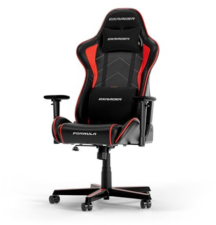 DXRacer FORMULA XL Schwarz & Rot PVC Leder das Orginal Gaming Stuhl