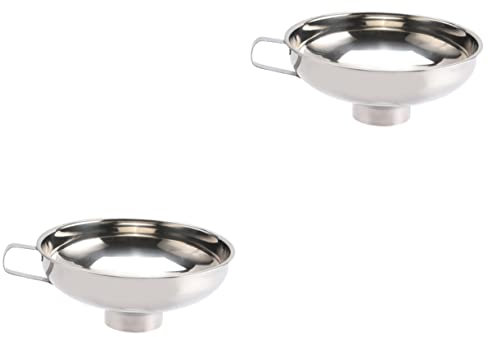 Ciieeo 2pezzi Imbuto Inossidabile Per Marmellate e Sottaceti Facile e Maneggiare Utensile Per Foodies