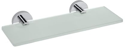 Brillantbad BOMEGA Glasablage Messing Chrom poliert für Bad & Küche >> zum Bohren