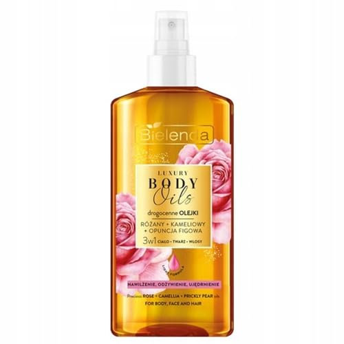 Bielenda Luxury Body Oils 3in1 Körperöl Gesicht Haar Rose 150ml