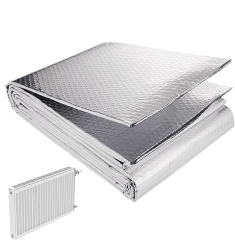 Wärmedämmungsbarriere, Aluminiumfolienrolle, Strahlungssperrfolie, Fenster-Wärmedämmung, Wohnmobil-Wärmedämmung, doppelseitige Folie, Dachisolierung, Tür-Wärmedämmung für Fenster, Wohnmobil, Dach