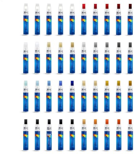 Dottduya 40 Stück Auto Lackstifte Lackreparaturstift Auto, Aktualisiert Auto Lack Kratzer Reparatur Stift für Auto Retuschieren und Kratzer Reparieren Set