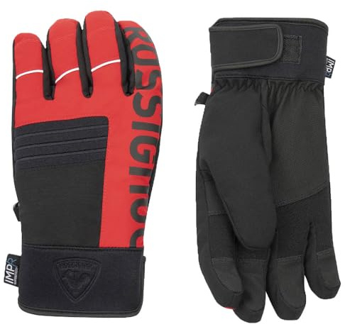 Rossignol Herren Handschuhe Skihandschuhe Speed IMPR, Farbe:Rot, Artikel:-301 sports red, Größe:M