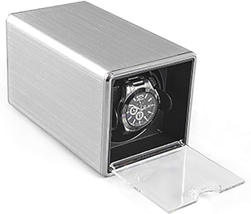 Avvolgitori per orologi della scatola di avvolgimento - Mini 1+0 Watch Watch Box Mechanical Watch Shaker Motore Mover Mover Rotatore Torna di avvolgimento Orologio Archiviazione Scacco di stoccaggio