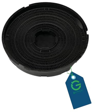 G GRIMALDI Filtro Carbone TYPE 30 Ø240x44 mm per Cappa Compatibile Elica e Whirlpool e Hotpoint – Ricambio F00208/1 CFC0141732 C00383426 – Made in Italy