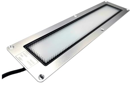 OUHFCASN 12W DC 24V Embedded LED Light CNC Lathe Machine Industrial Panel Lamp Non-Glaring IP67 Waterproof for Various Machine Tools(12W 4000K)