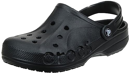 crocs Baya Blk 10126-001, Unisex - Erwachsene Clogs & Pantoletten, Schwarz (Black 001), EU 43/44