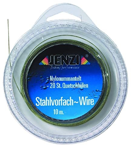 Jenzi Drahtbahn, auf 10-m-Spule, mit 20 Stück Klemmen, Unisex, 5 kg