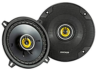 KICKER 46CSC54 CS-Series CSC5 5.25-Inch (130mm) Coaxial Speakers, 4-Ohm (Pair)