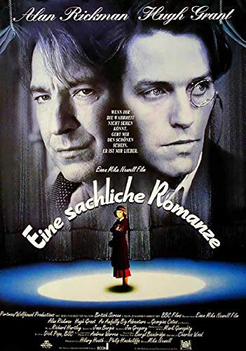 Eine sachliche Romanze Filmplakat 120x80cm gefaltet (G)