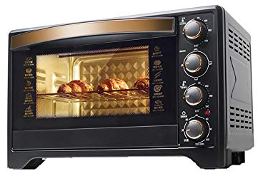 Large-capacity Automatic Electric Oven, Built-in Stove Lamp Design, Suitable For Western Restaurants, Dormitories, 51 * 33 * 35cm