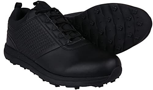 Ram Golf Accubar Mens Golf Shoes, Black, Size 7.5