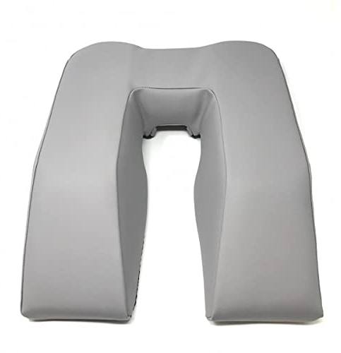 Physiofit24 Bauchlagekissen Massagekissen (Chrom) GRAU U-Pillow Gesichtskissen Gesichtsauflage Nasenschlitzkissen (Chrom)