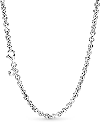 PANDORA Kräftige Ankertetten-Halskette in Sterling-Silver Moments Collection