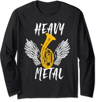 Heavy Metal Instrument Tenorhorn Langarmshirt