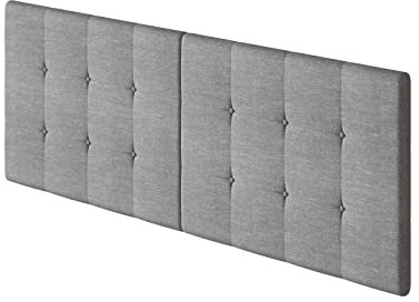 SMARTBett Wandkissen Rückenteil gepolstert für 160-Schrankbett Standard v 2x85cm grau Melange
