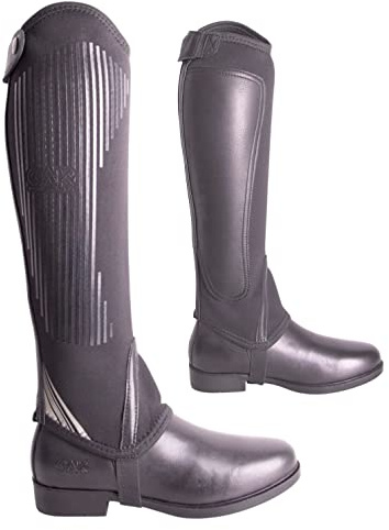 AK Unisex STRETCHY Neopren-Reitchaps AKRS-2151 (Schwarz, L)