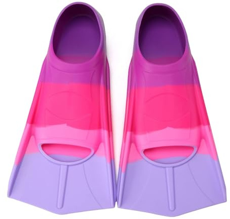 Azuunye Kinder Schwimmflossen Jugend Kurzblatt Trainingsflossen