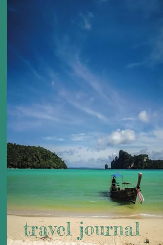 TRAVEL JOURNAL: Thailand - Strand - türkisfabenenes Wasser: Dein Reisetagebuch und Notizbuch mit 80 gepunkteten Seiten - für deine Reiseroute, deine Buchungen, Kontakte, Erinnerungen u.v.m.