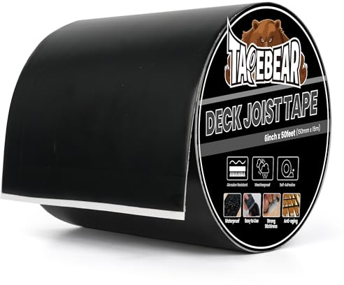 TAPEBEAR Butylband Dichtungsband Wasserdichtes 150mm×15m, Dach Reparaturband