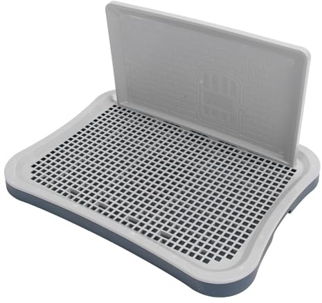 Inodoro de Entrenamiento para IR Al Baño, 51x38x3.5 Cm, Soporte para Almohadilla para Orinar para Cachorros, Bandeja de Entrenamiento para IR Al Baño para Perros en Interiores y
