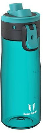 Super Sparrow Trinkflasche - Tritan Wasserflasche - 750ml - BPA-frei - Ideale Sportflasche - Ein-Klick Schnellfluss TouchGulp Trinkflaschen - Leicht, Nachhaltig