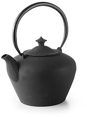 IBILI - Tetera hierro fundido Lamam, 1.1 litros, Interior esmaltado, Apto para inducción