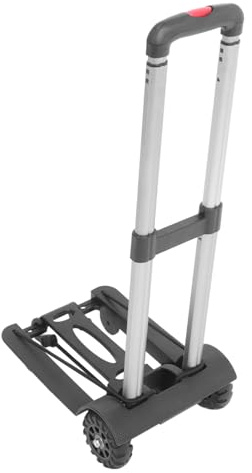 HEALEEP Chariot Grosse Pliable de Alliage Courses D'aluminium en à roulettes et avec Capacité Poignée Télescopique Réglable, pour Maison et Bureau